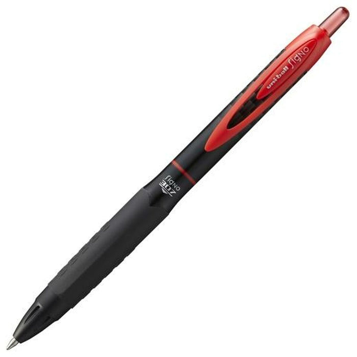 Liquid ink ballpoint pen Uni-Ball Rollerball Signo UMN-207F Roșu 12 Unități