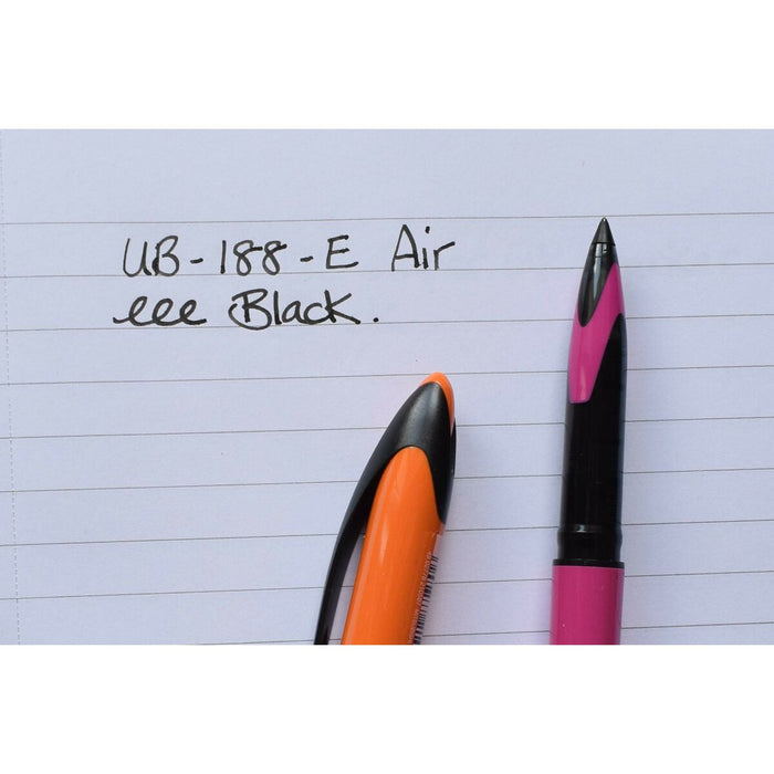 Stilou cu cerneală lichidă Uni-Ball Air Micro UBA-188E-M Roz 0,5 mm (12 Piese)