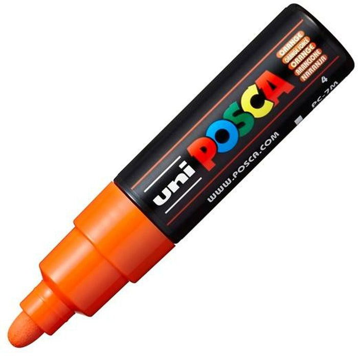 Carioci POSCA PC-7M Portocaliu (6 Unități)