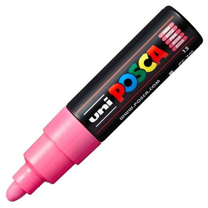 Marker POSCA PC-7M Roz (6 Unități)