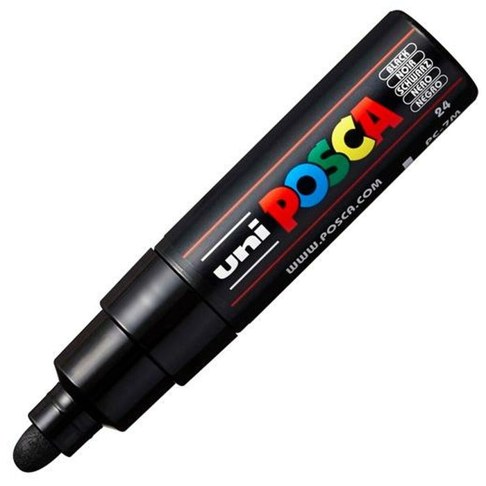Cariocă POSCA PC-7M Negru (6 Unități)