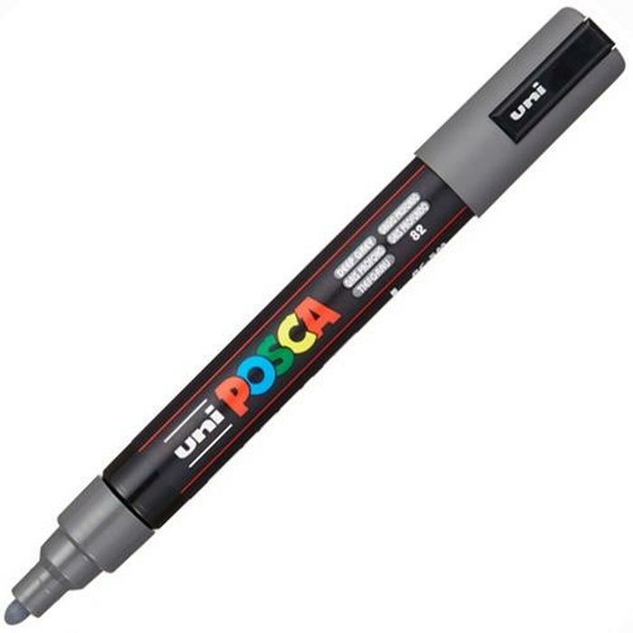 Marker POSCA PC-5M Gri închis (6 Unități)