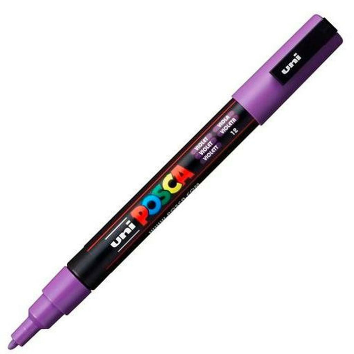 Marker POSCA PC-3M Violet (6 Unități)