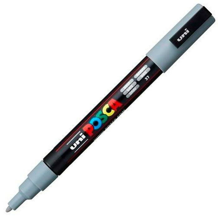 Cariocă POSCA PC-3M Gri (6 Unități)