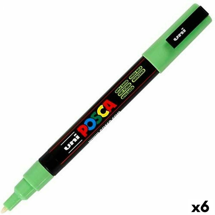 Cariocă POSCA PC-3M Verde deschis (6 Unități)