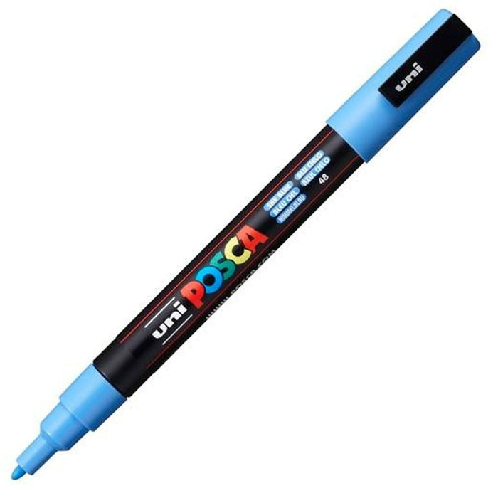Cariocă POSCA PC-3M Albastru celest (6 Unități)