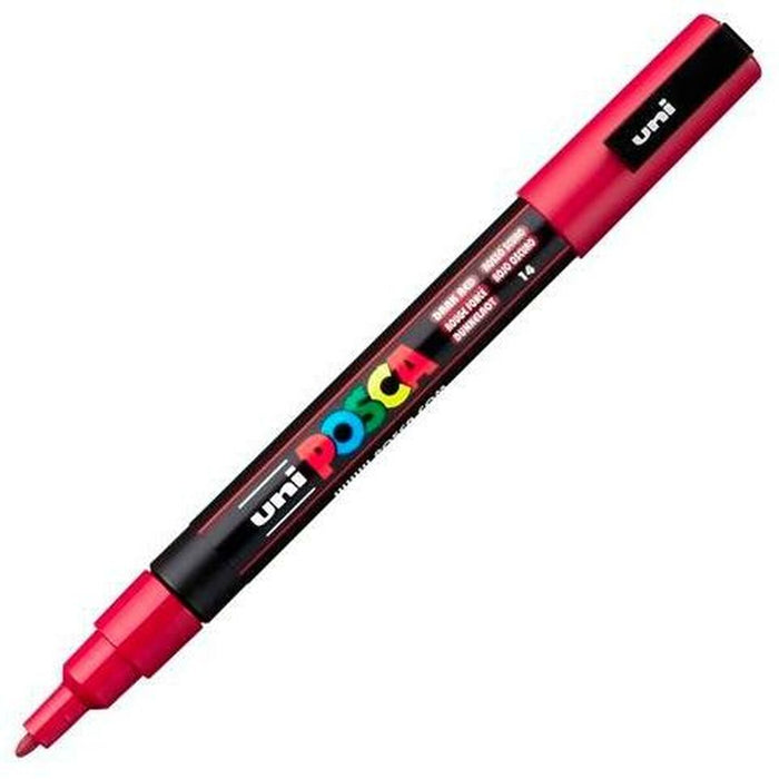 Cariocă POSCA PC-3M Roșu Închis (6 Unități)