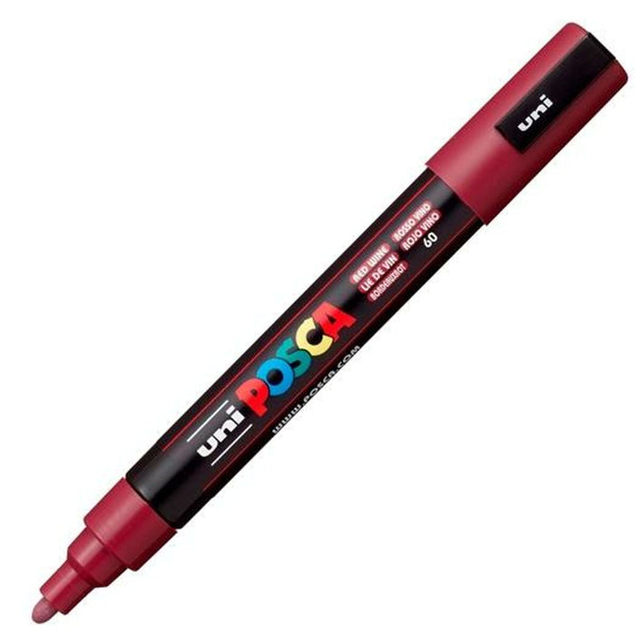 Carioci POSCA PC-5M Castaniu (6 Unități)