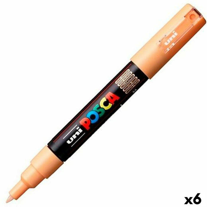 Marker POSCA PC-1M Portocaliu (6 Unități)