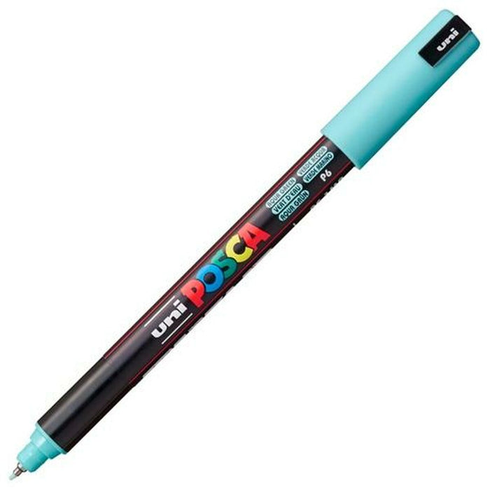 Marcaj de vopsea acrilică POSCA PC-1MR Verde Turcoaz (6 Unități)