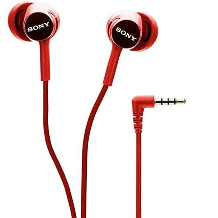 Căști cu Microfon Sony MDR-EX155AP Roșu