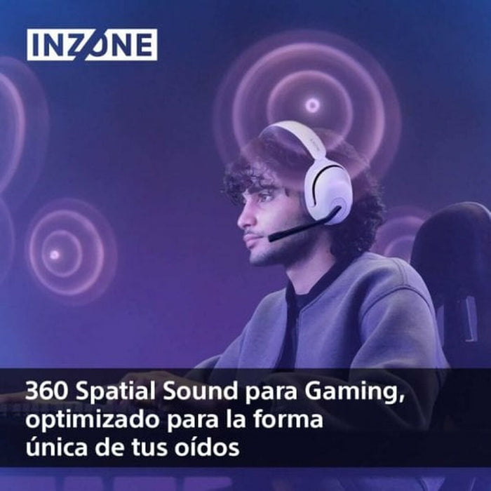 Căști cu Diademă Sony Inzone H5 Alb