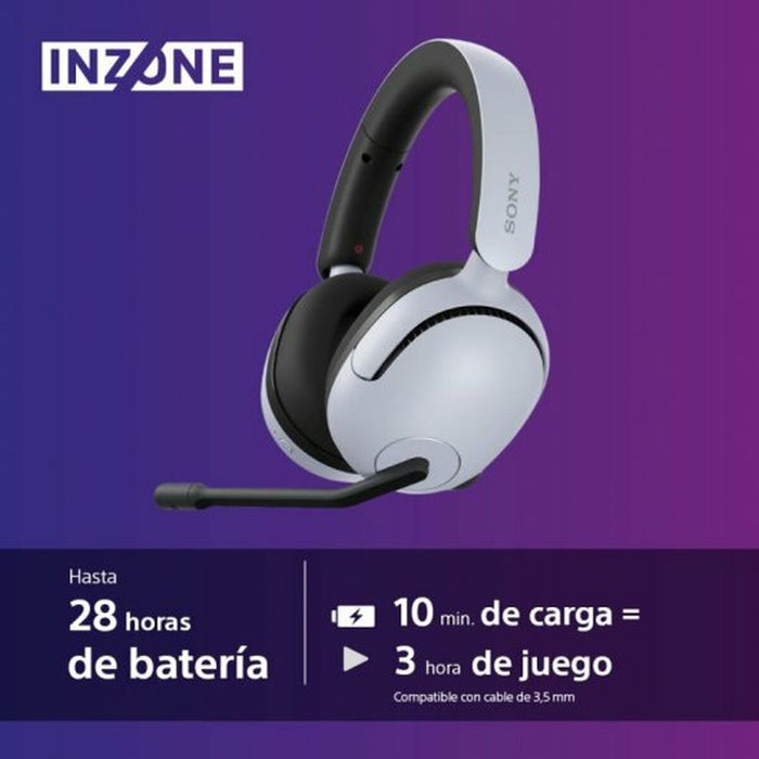 Căști cu Diademă Sony Inzone H5 Alb