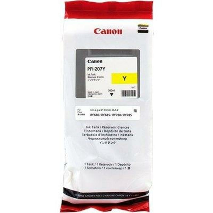 Cartuș cu Cerneală Originală Canon PFI-207 Y Galben