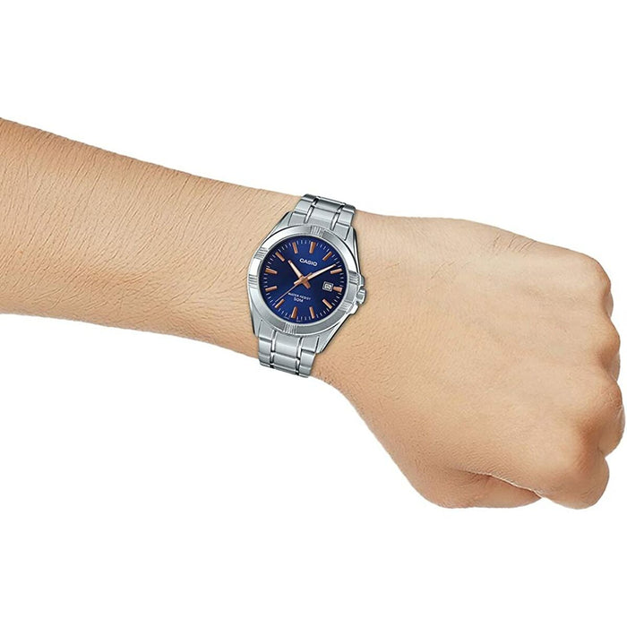 Ceas Bărbați Casio Albastru Argintiu (Ø 43,5 mm)