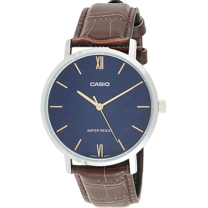 Ceas Bărbați Casio MTP-VT01L-2BUDF Negru (Ø 40 mm)