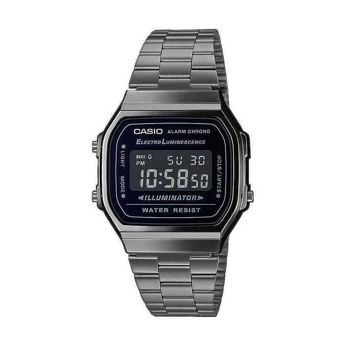 Ceas Bărbați Casio A168WEGG-1BEF Negru Argintiu (Ø 36 mm) (Ø 38 mm)