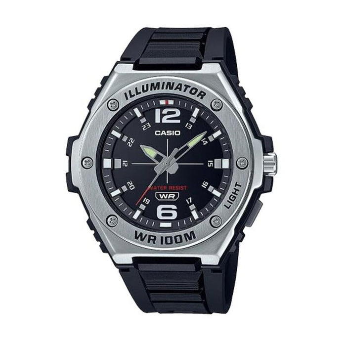 Ceas Bărbați Casio MWA-100H-1AVEF Negru Argintiu