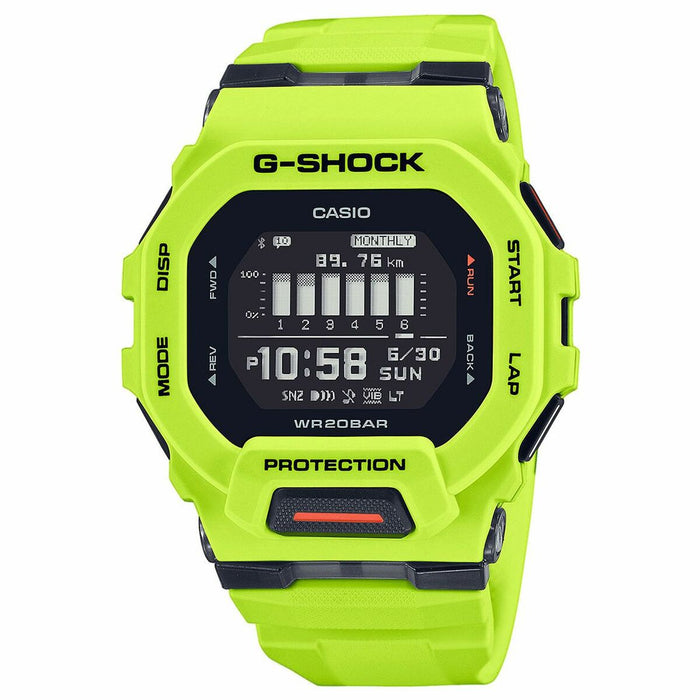 Ceas Bărbați Casio G-Shock GBD-200-9ER Galben Ø 40 mm