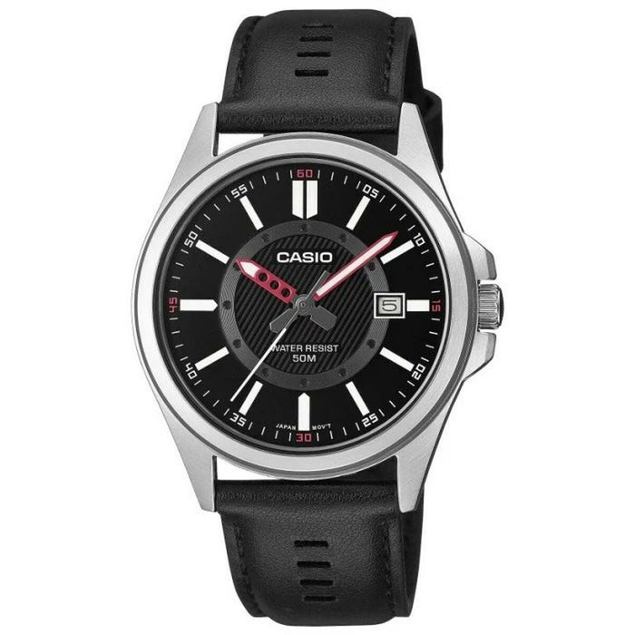 Ceas Bărbați Casio MTP-E700L -1EVEF Negru Argintiu (Ø 40 mm)