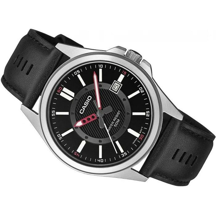 Ceas Bărbați Casio MTP-E700L -1EVEF Negru Argintiu (Ø 40 mm)