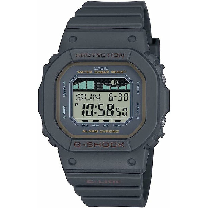 Ceas Damă Casio G-Shock G-LIDE BLACK - SURF TIDE GRAPHS