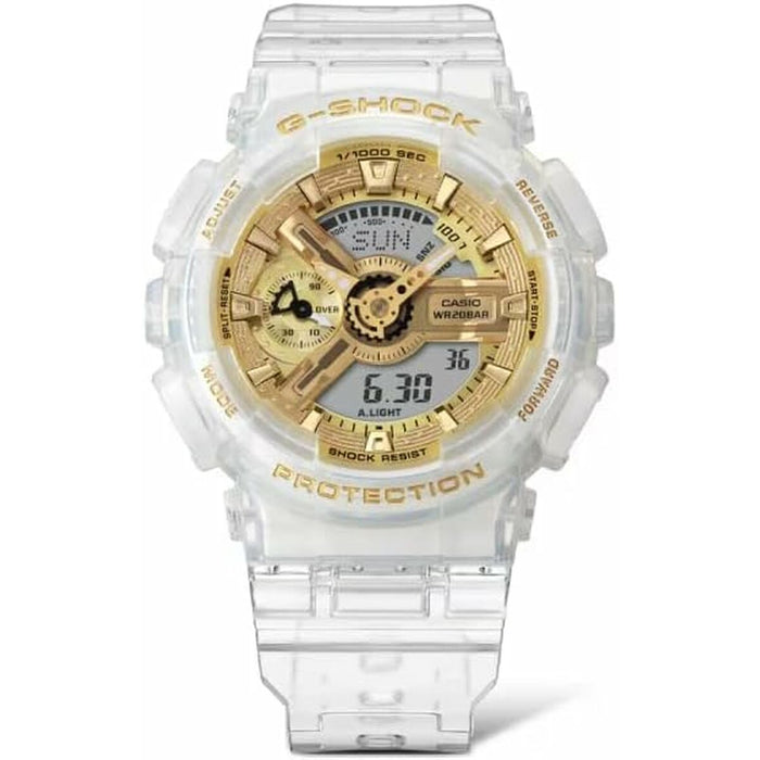 Ceas Damă Casio G-Shock CLASSIC SKELETON GOLD ACCENT (Ø 46 mm)