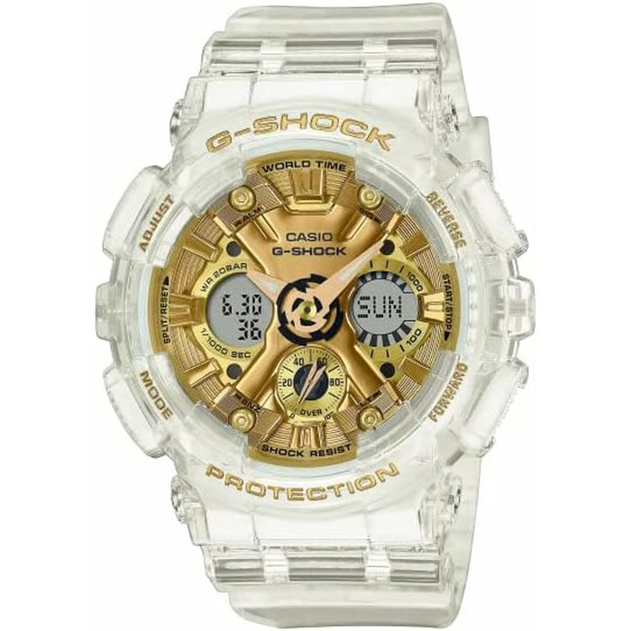 Ceas Damă Casio G-Shock CLASSIC SKELETON GOLD ACCENT (Ø 46 mm)