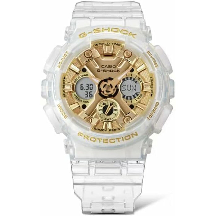Ceas Damă Casio G-Shock CLASSIC SKELETON GOLD ACCENT (Ø 46 mm)