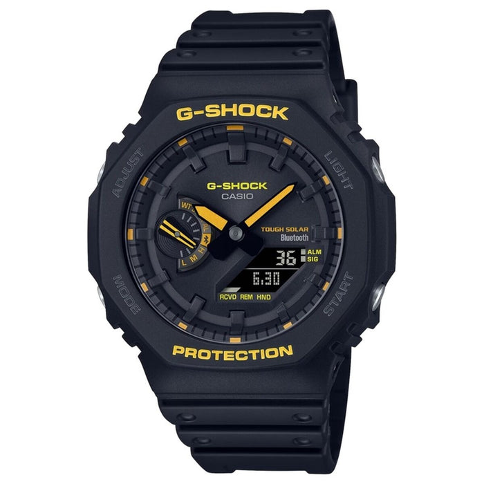 Ceas Bărbați Casio G-Shock OAK EVOLUTION - CAUTION YELLOW SERIE Negru (Ø 44,5 mm)