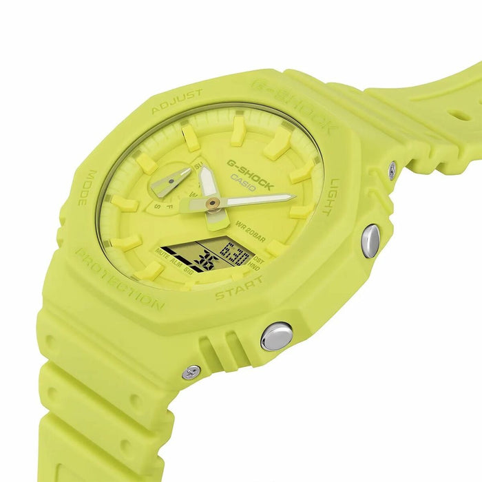 Ceas Unisex Casio G-Shock GA-2100-9A9ER Galben (Ø 44,5 mm)