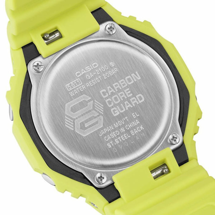 Ceas Unisex Casio G-Shock GA-2100-9A9ER Galben (Ø 44,5 mm)