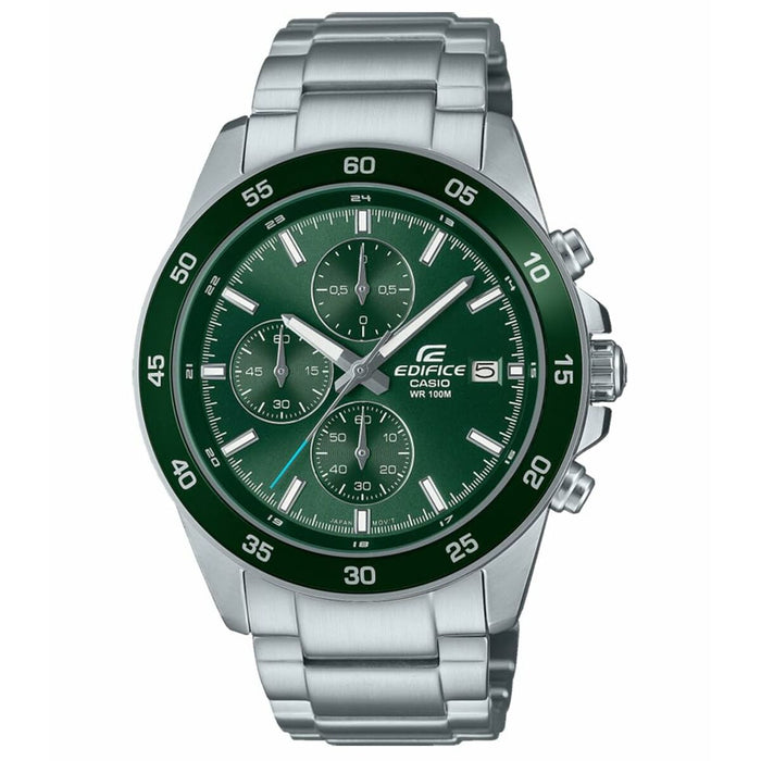 Ceas Bărbați Casio EFR-526D-3AVUEF Verde Argintiu