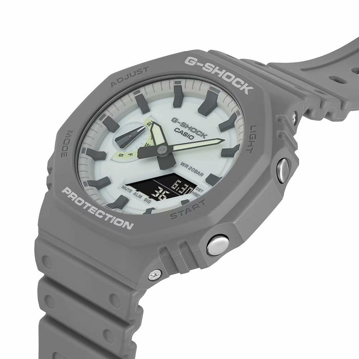 Ceas Bărbați Casio G-Shock GA-2100HD-8AER Alb (Ø 44,5 mm)