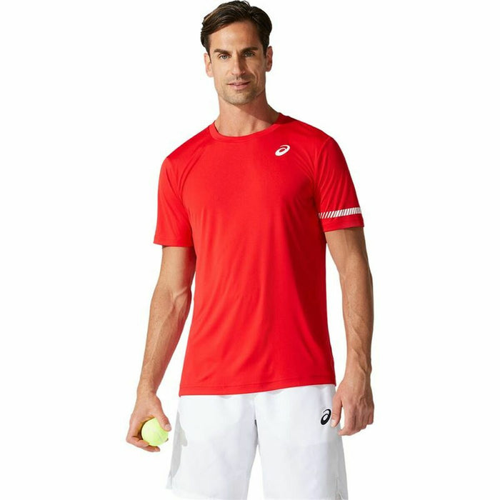 Tricou cu Mânecă Scurtă Bărbați Asics Court SS Roșu