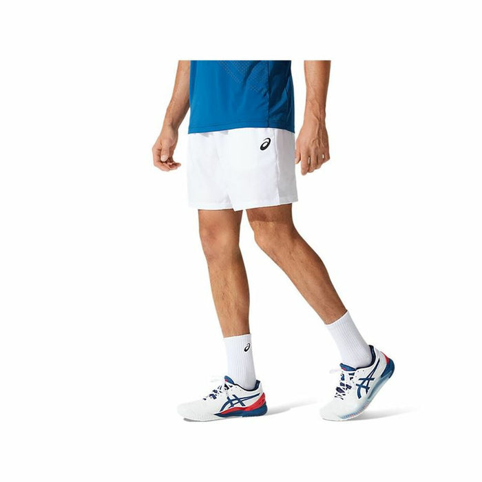 Pantaloni Scurți Sport pentru Bărbați Asics Court 7IN Alb