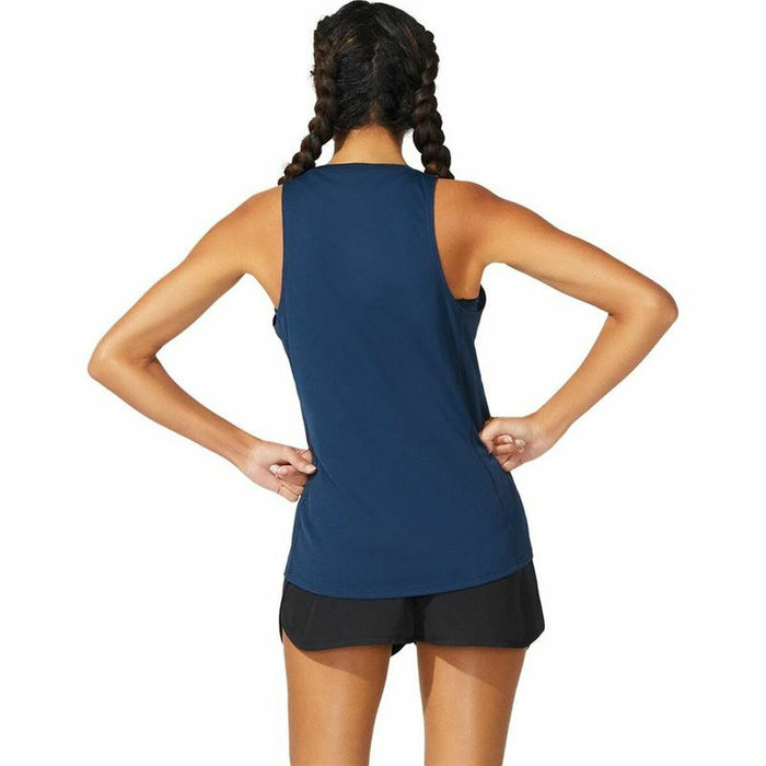 Tricou de Bărbați fără Mâneci Asics Core  Bleumarin