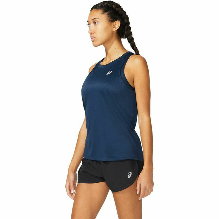 Tricou de Bărbați fără Mâneci Asics Core  Bleumarin
