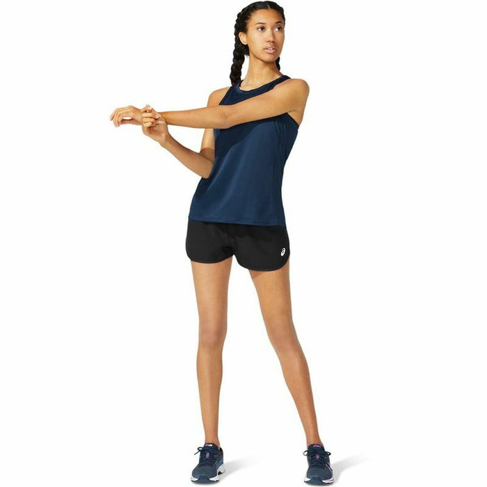 Tricou de Bărbați fără Mâneci Asics Core  Bleumarin