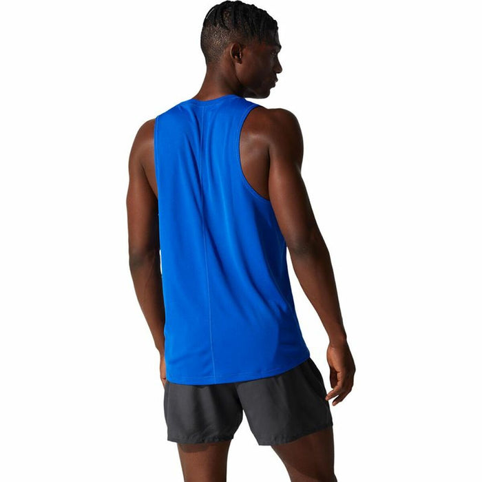 Tricou de Bărbați fără Mâneci Asics Core Singlet Albastru
