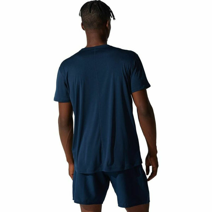 Tricou cu Mânecă Scurtă Bărbați Asics Core Bleumarin