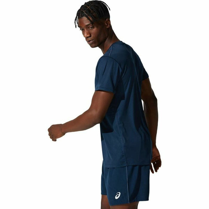 Tricou cu Mânecă Scurtă Bărbați Asics Core Bleumarin