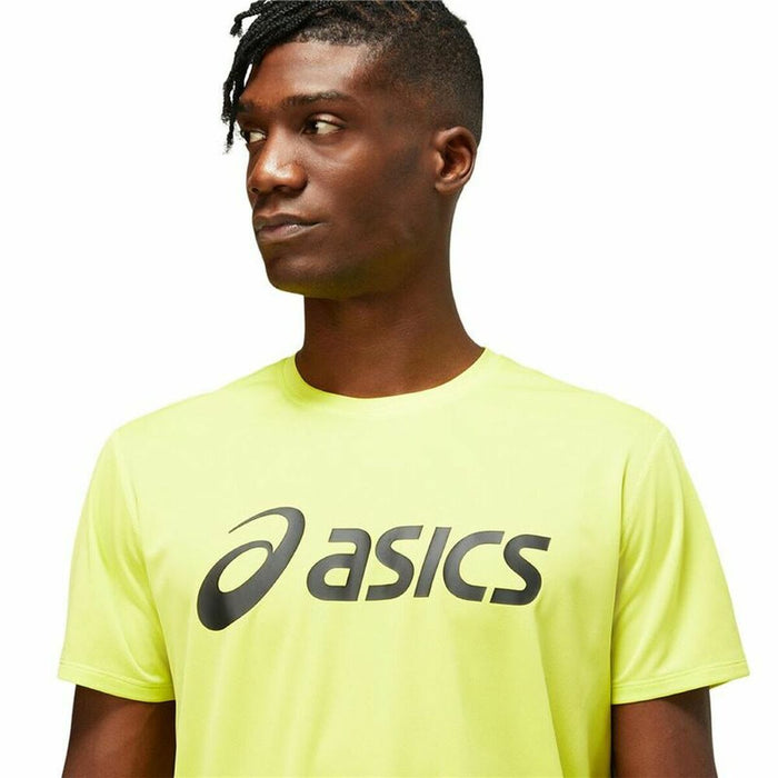 Tricou cu Mânecă Scurtă Bărbați Asics Core Galben