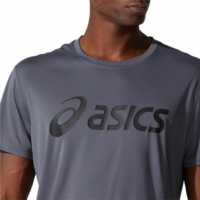 Tricou cu Mânecă Scurtă Bărbați Asics Core Gri închis