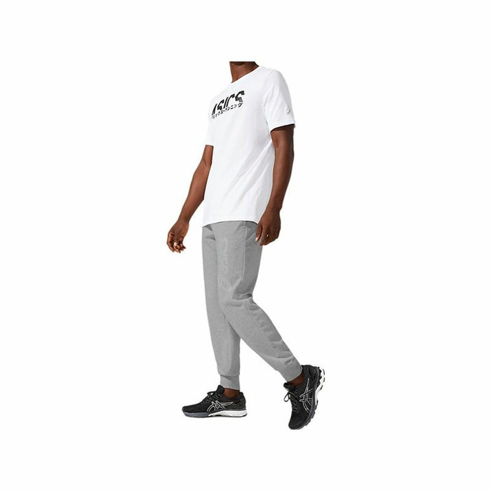 Pantaloni lungi de sport Asics Big Logo Gri Bărbați