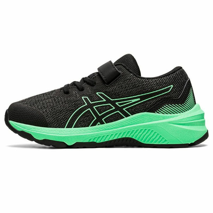 Încălțăminte de Running pentru Copii Asics GT-1000 11 Negru/Verde
