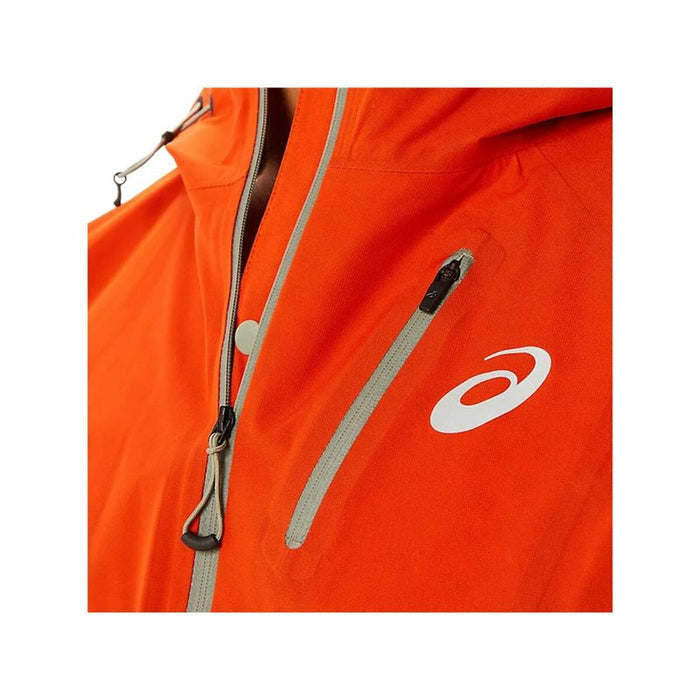 Jachetă Sport de Bărbați Asics Fujitrail Portocaliu