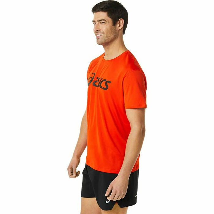 Tricou cu Mânecă Scurtă Bărbați Asics Core Portocaliu