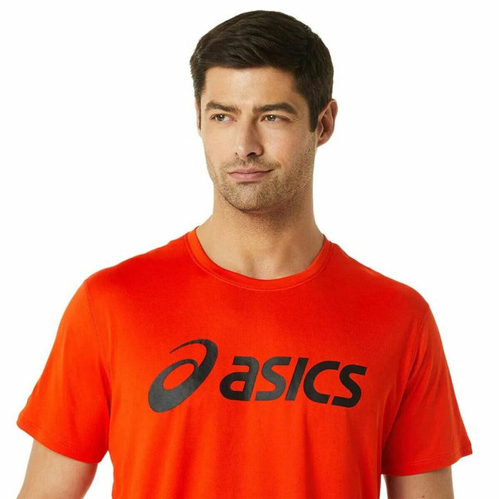 Tricou cu Mânecă Scurtă Bărbați Asics Core Portocaliu