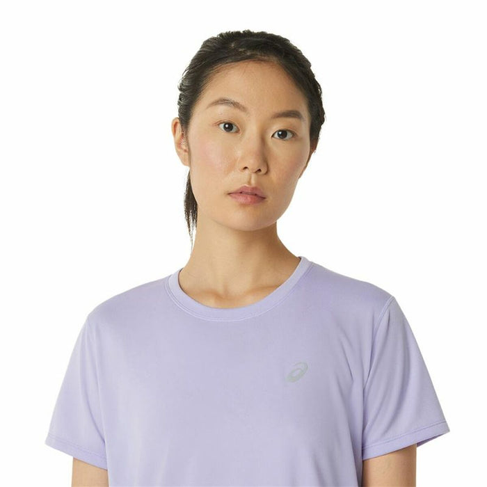 Tricou cu Mânecă Scurtă Femei Asics Core Liliachiu